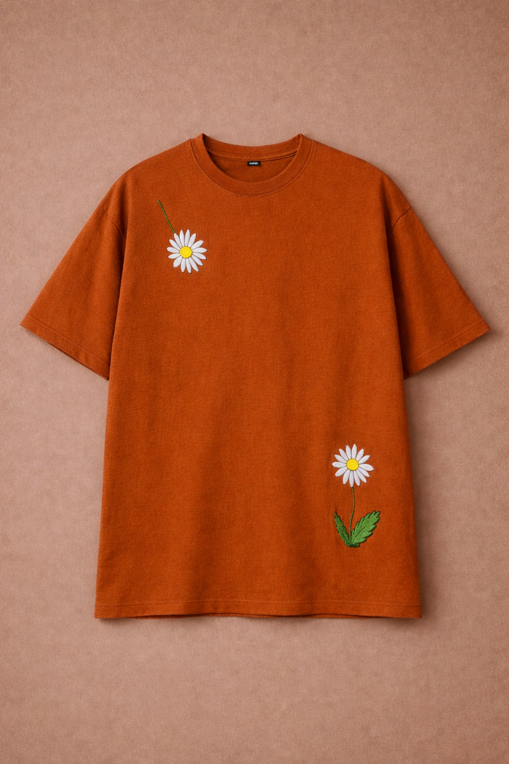 Twin Daisy Embroidered Oversized Fit