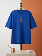Chai is Emotion Embroidered Oversized Tee