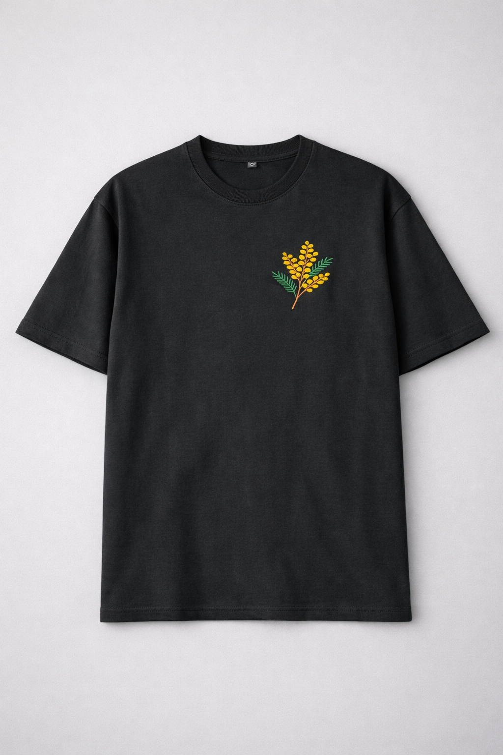 Golden Bloom Embroidered Oversized Fit