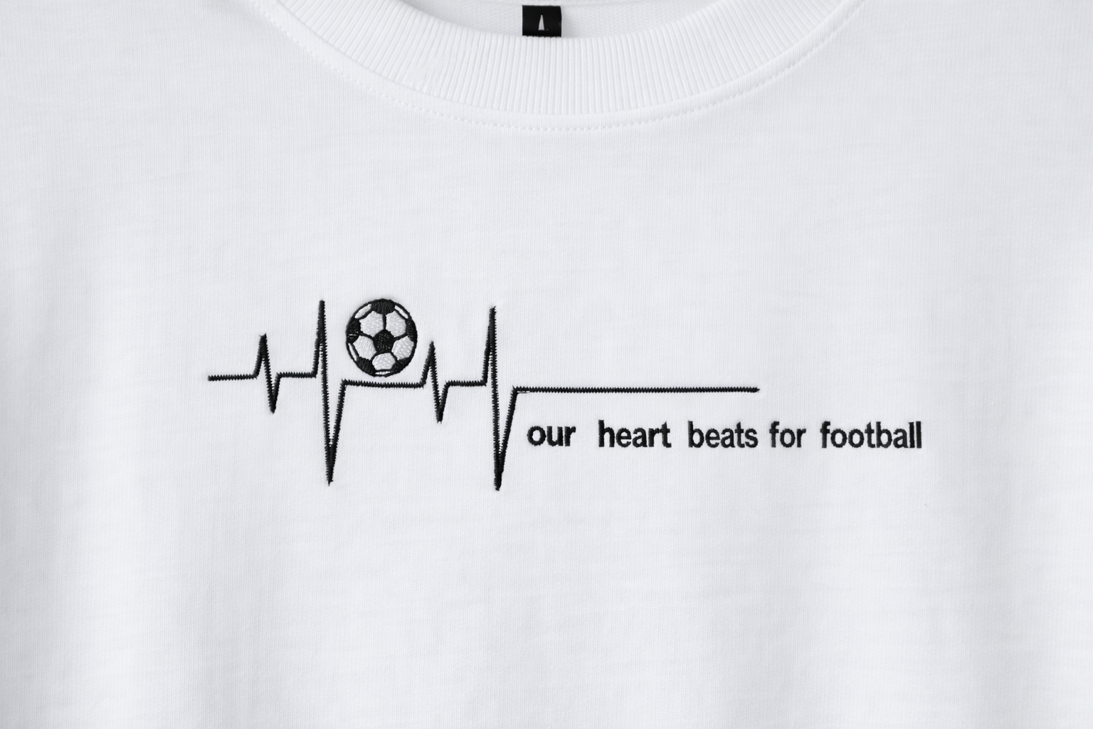 Football Embroidered Oversized Fit