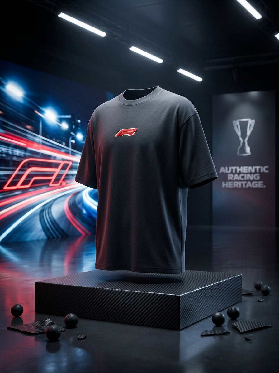 Authentic Racing Series: Minimalist F1 Embroidered Tee