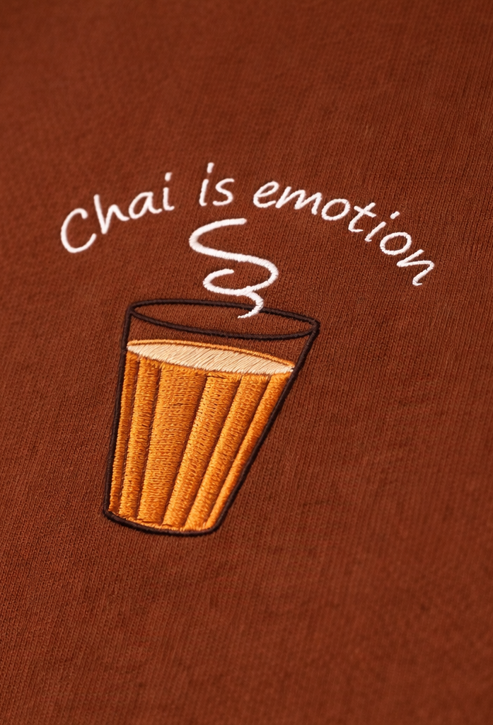 Chai Embroidered Oversized Fit