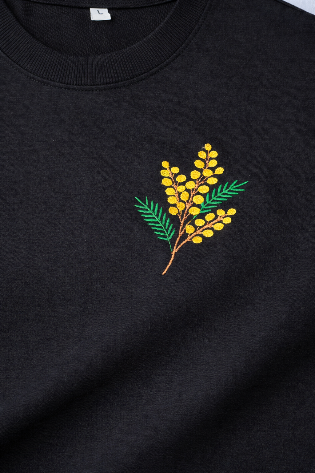 Golden Bloom Embroidered Oversized Fit