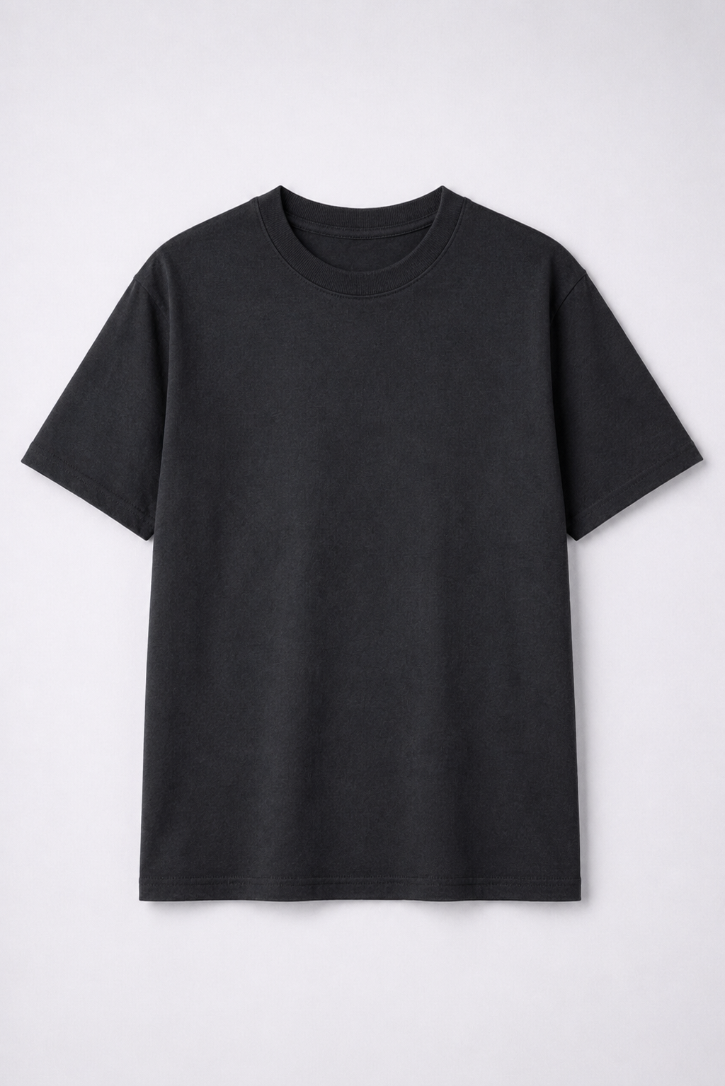 Black Oversized Plain Tee