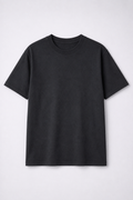 Black Oversized Plain Tee
