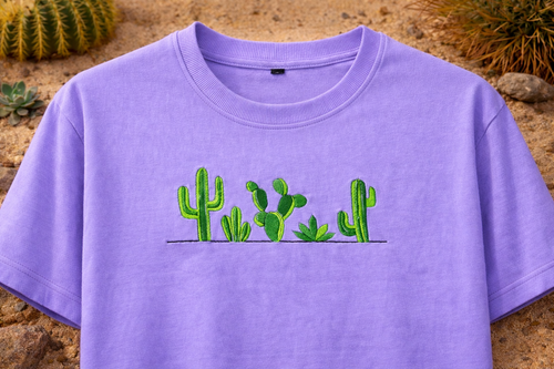 Desert Garden Embroidered Oversized Fit