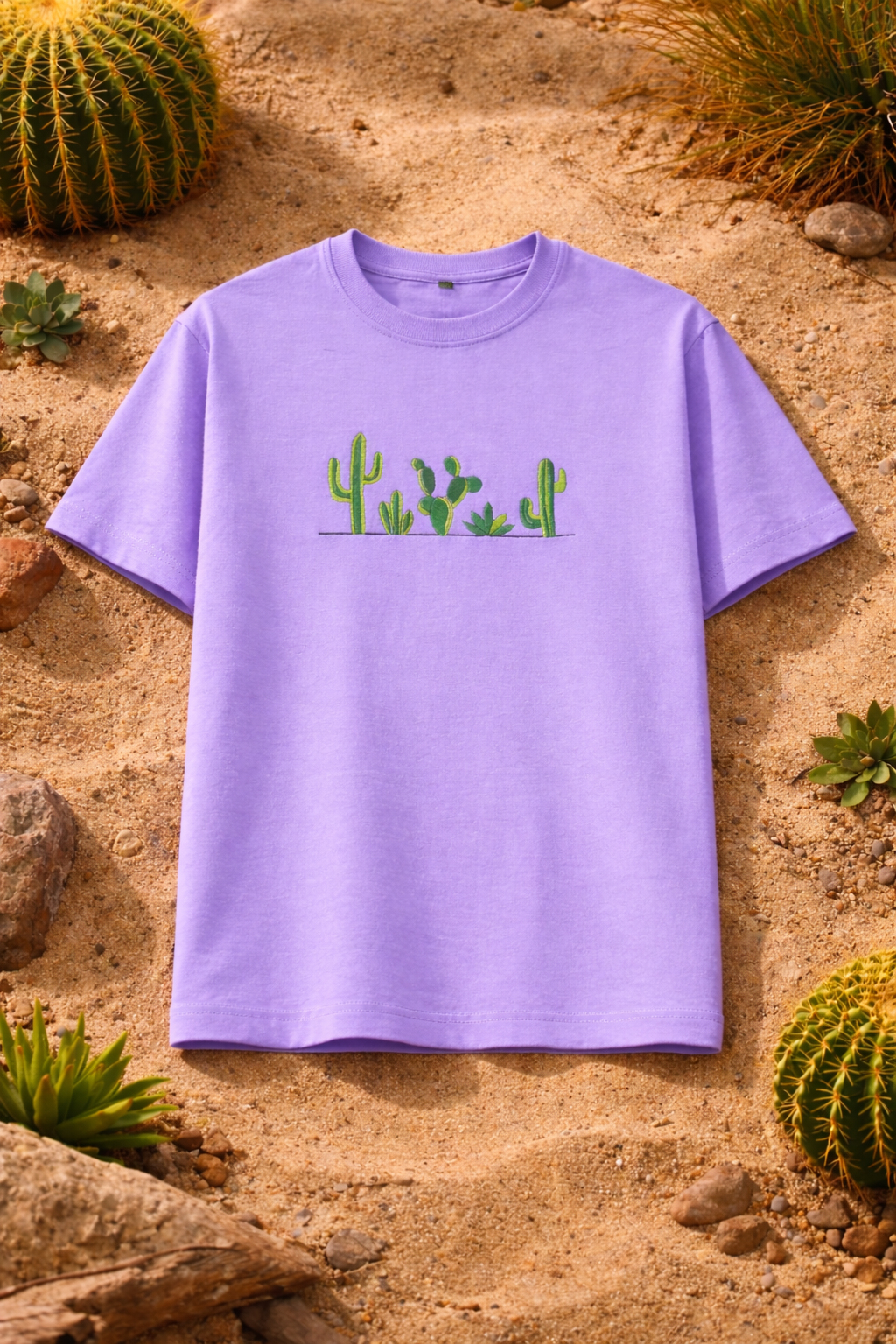 Desert Garden Embroidered Oversized Fit