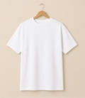 White Oversized Plain Tee