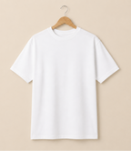White Oversized Plain Tee